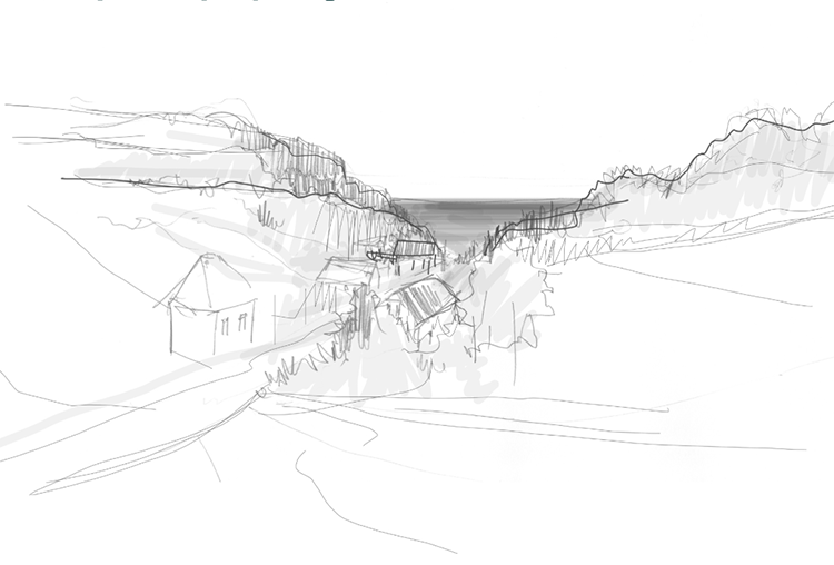 falaises etretat plan de paysage carte postale cfada polis marneurs